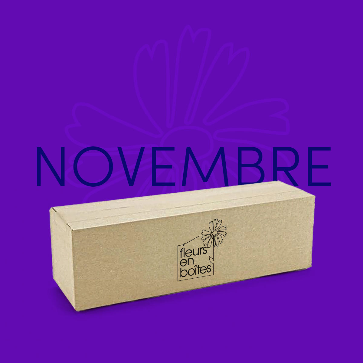 Box de Novembre - Bouquet en hauteur